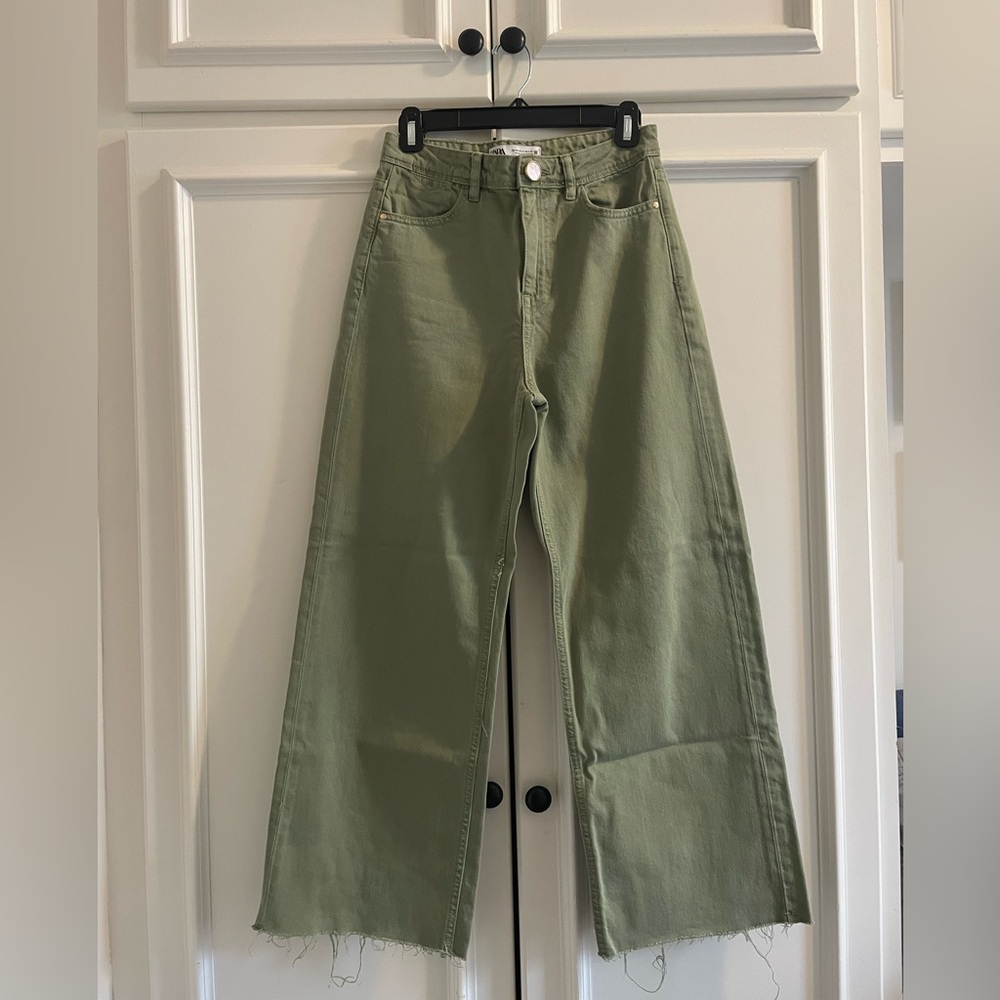 Zara Women's Green Jeans